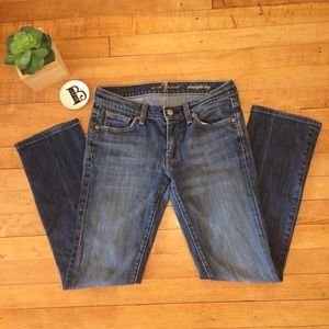 7 for all mankind straight leg jeans